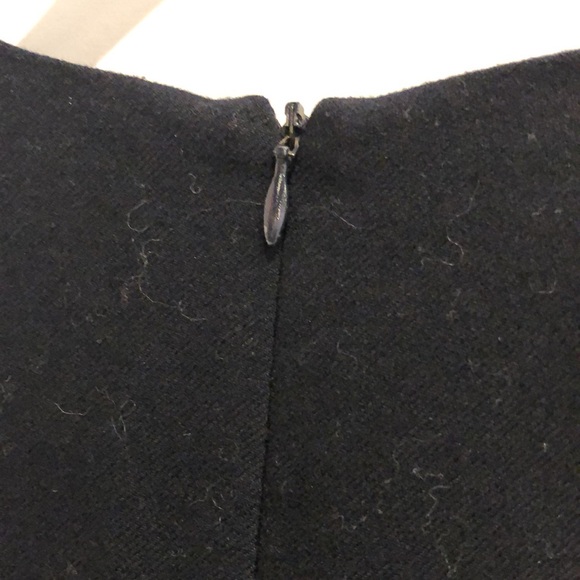 Joseph Navy Wool and Cashmere Sleeveless Midi Dress - Picture 4 of 11